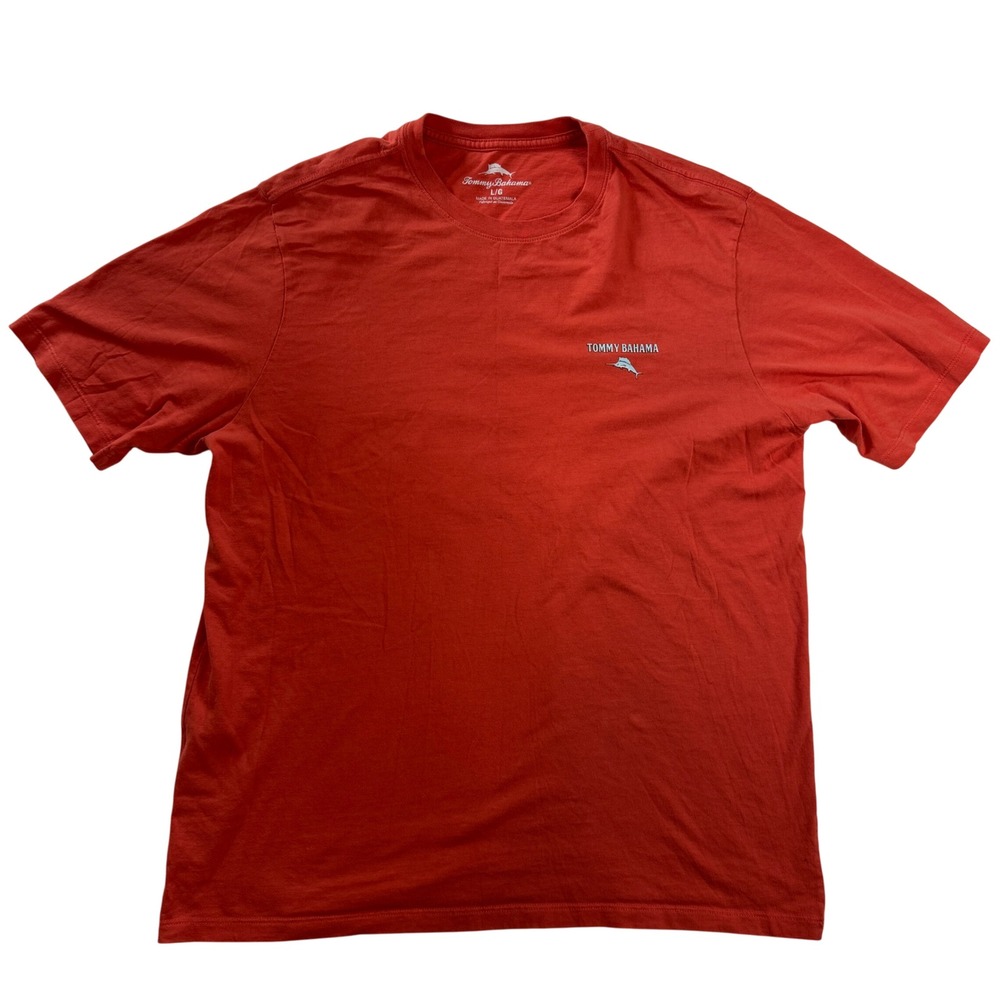 Tommy Bahama Freeze Company Graphic T-Shirt Men's‎ Large Red Marlin